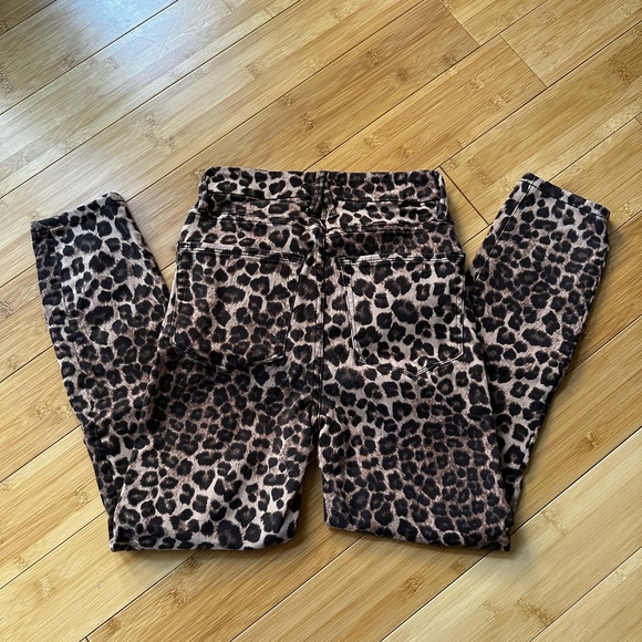 Good American Leopard Good Waist Jeans 0/25 - Picture 2 of 4